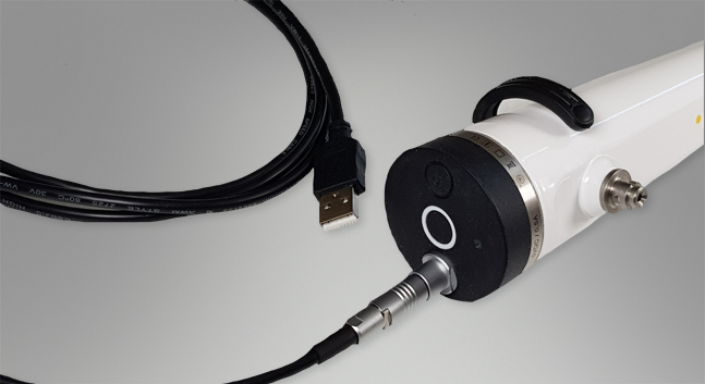 Видеориноларингоскоп особо тонкий (2,9 мм) с интегрированным LED осветителем