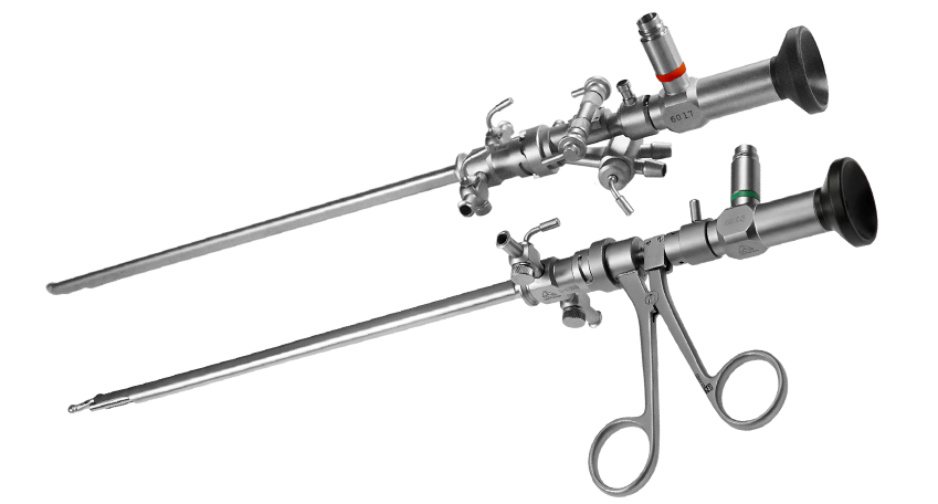 Цистоуретроскоп с гибким и жестким инструментом