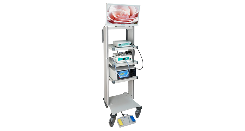 Эндовидеохирургическая стойка для эндоурологии (ТУР, цистоуретроскопии и уретротомии)