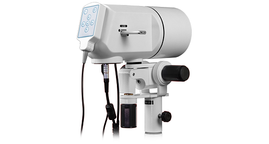 Кольпоскоп с видеголовкой и просмотровым устройством, консольный штатив