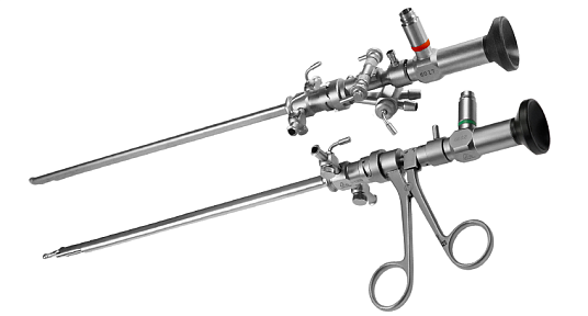 Цистоуретроскоп с гибким и жестким инструментом